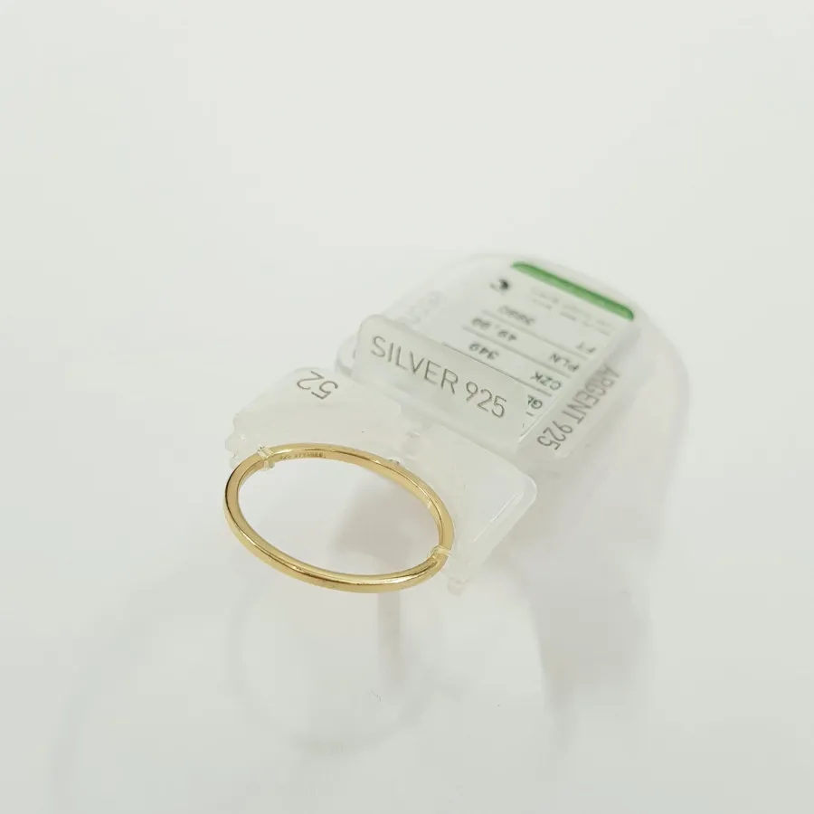 انگشتر نقره 925 طلایی