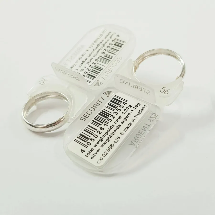 انگشتر حلقه ساده نقره 925