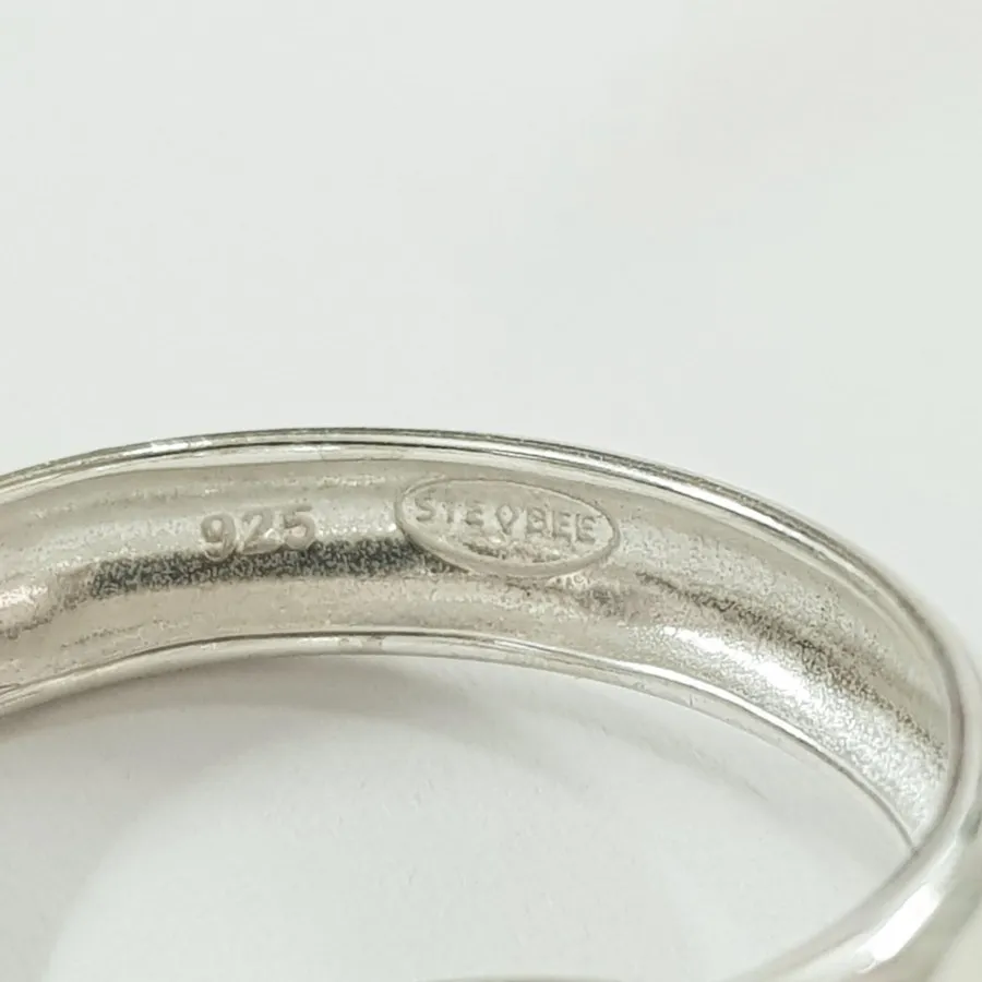 انگشتر حلقه ساده نقره 925