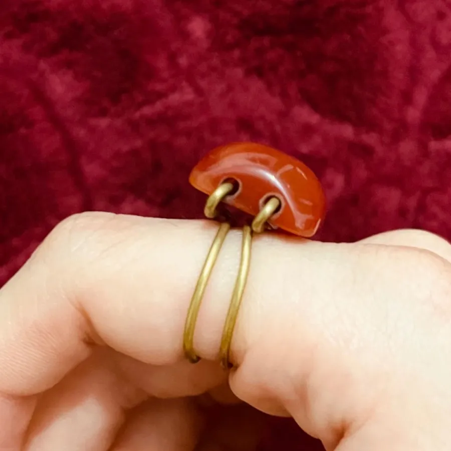 انگشتر برنج عقیق