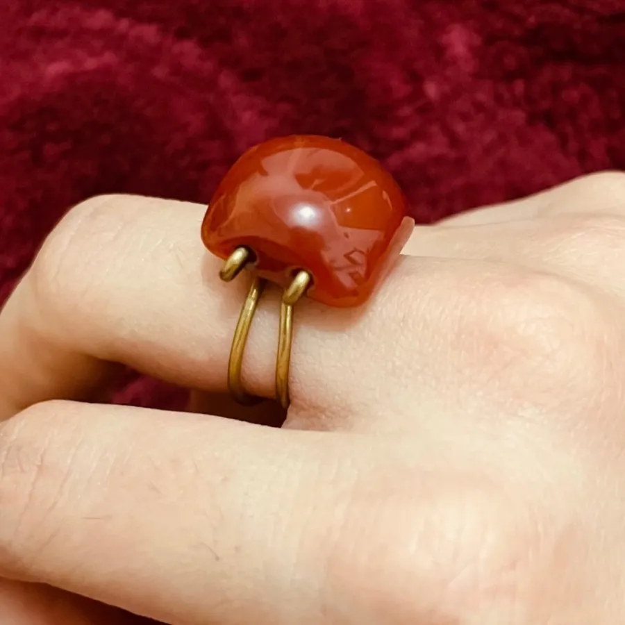 انگشتر برنج عقیق