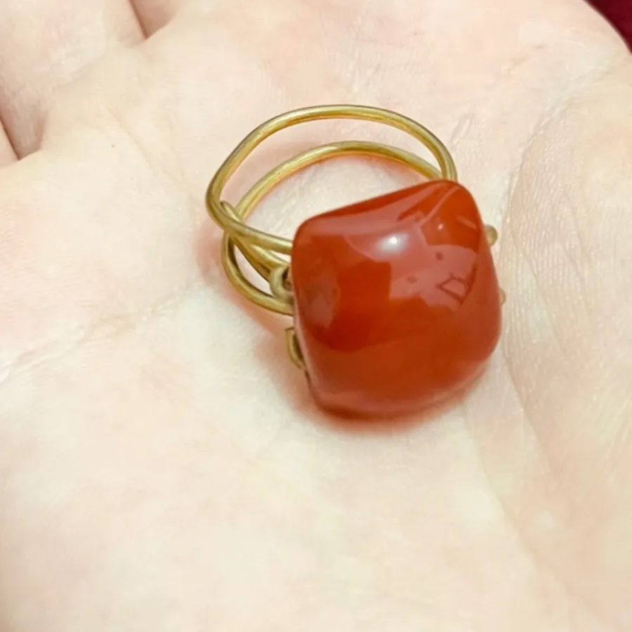 انگشتر برنج عقیق