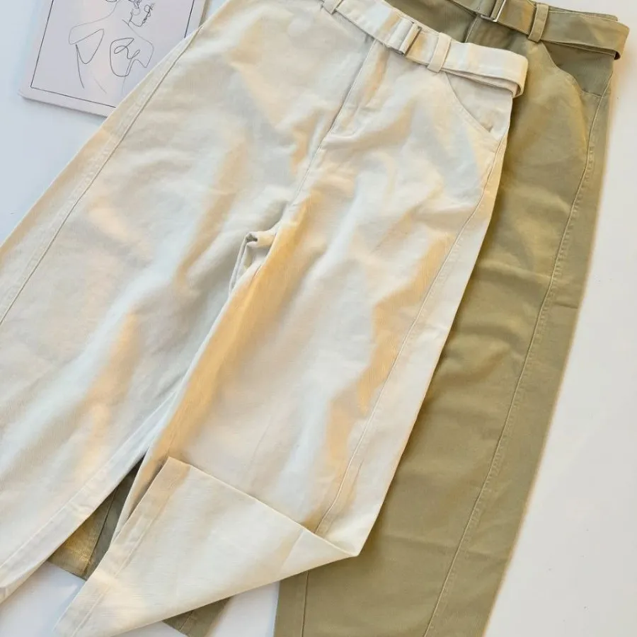 شلوار جنس کتان کره ای .