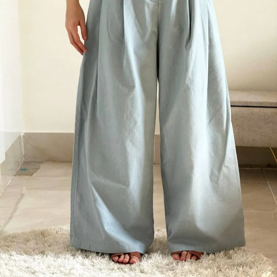 شلوار جنس کتان کره ای