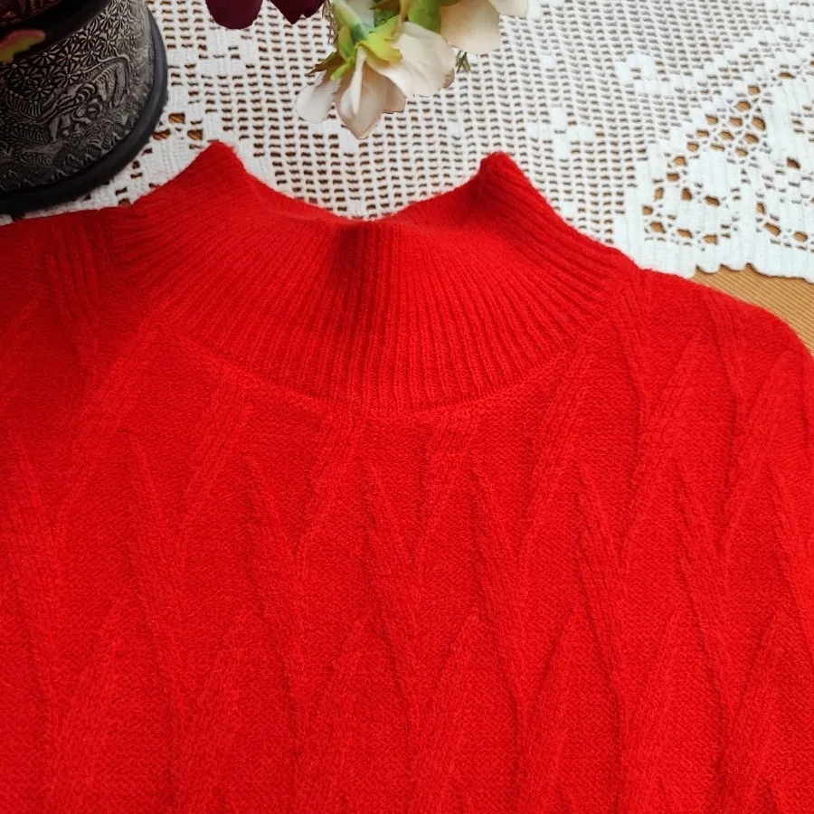 بافت قرمز کریسمسی