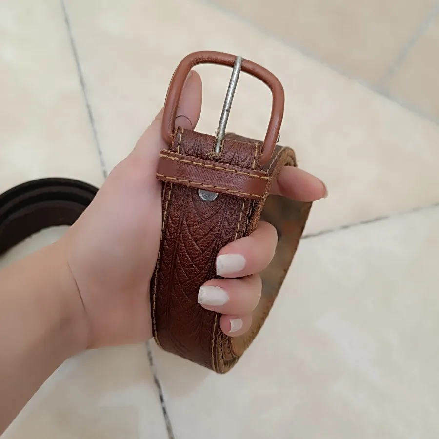 کمربند چرم مردانه شیک