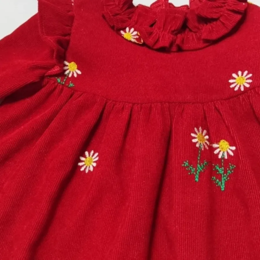 پیراهن مخمل گلدوزی یلدایی