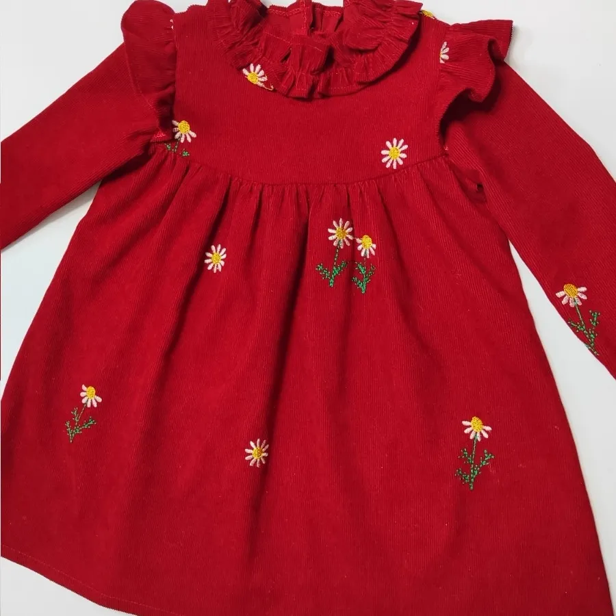 پیراهن مخمل گلدوزی یلدایی