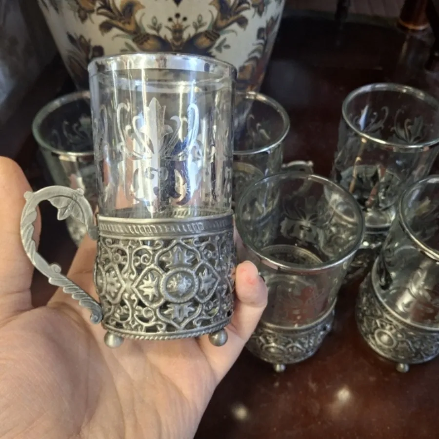 استکان پیوتر 6 عددی