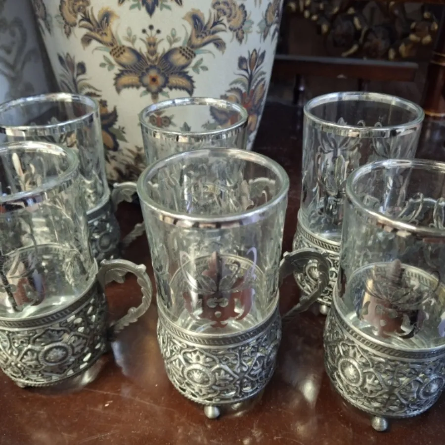 استکان پیوتر 6 عددی