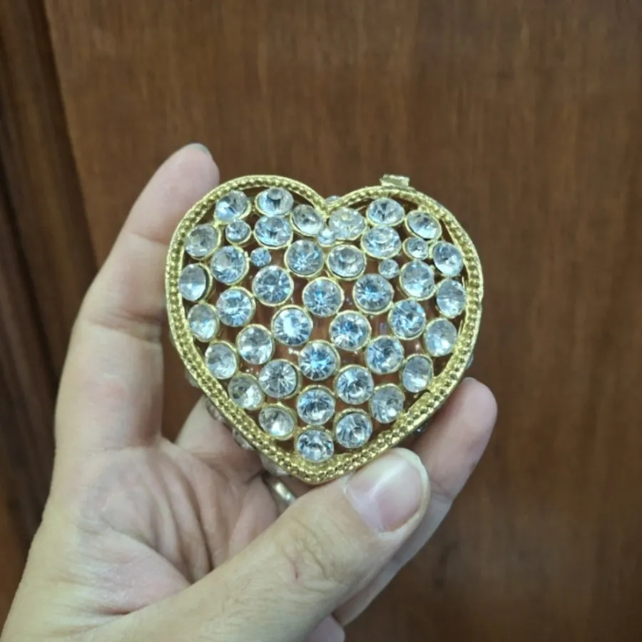 جاجواهری نگین دار قلبی