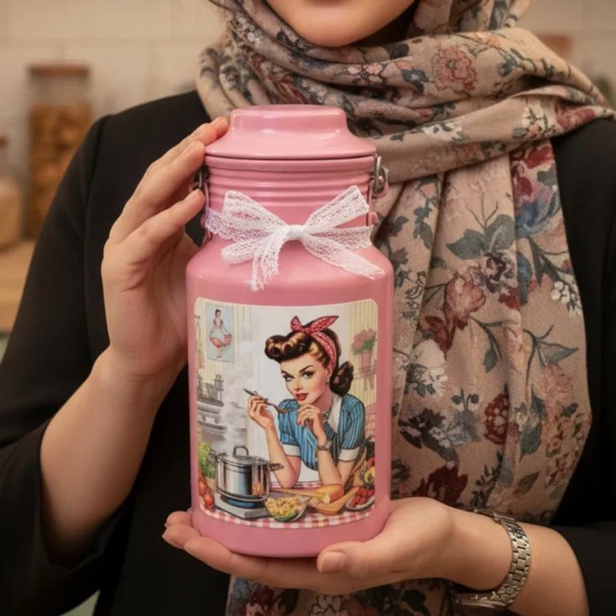 بانکه فلزی دوکیلویی