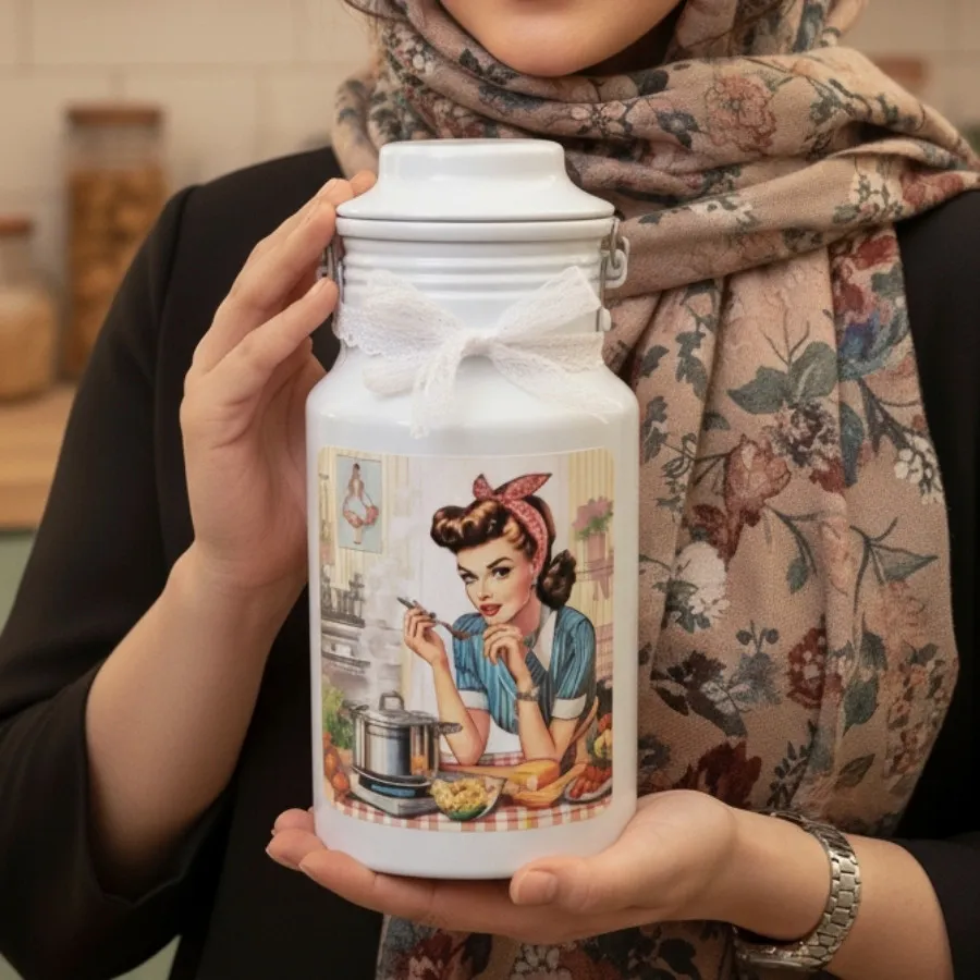 بانکه فلزی دوکیلویی