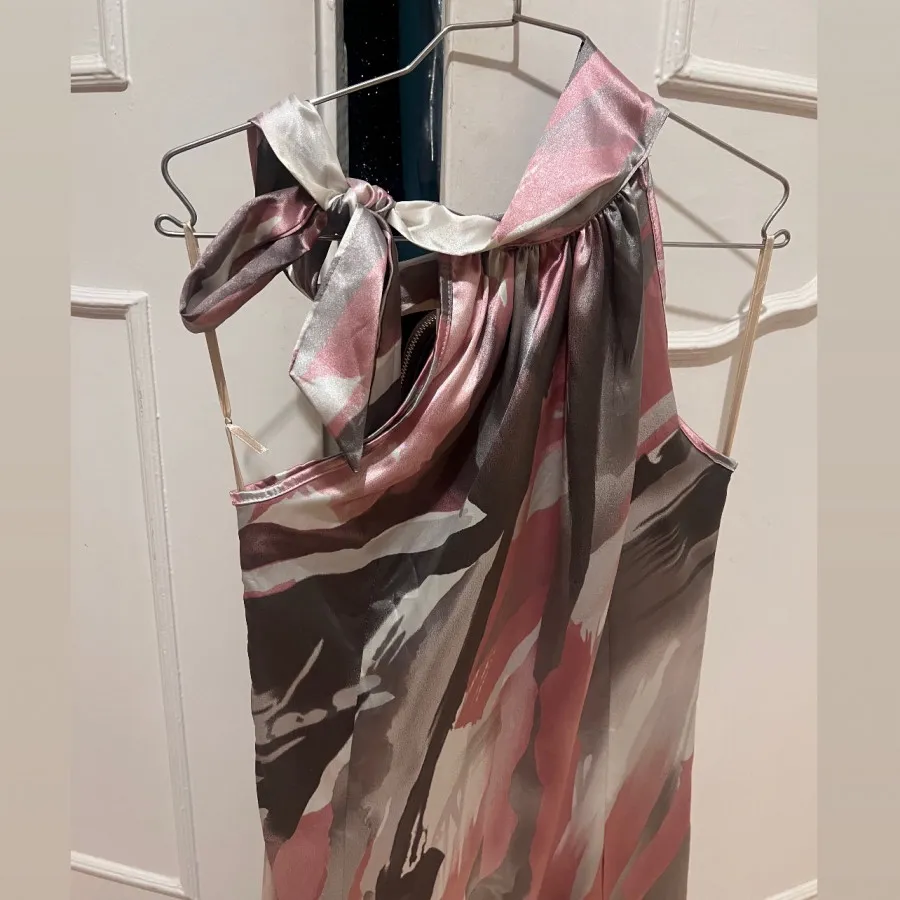 پیراهن ساتن ابریشم ترک