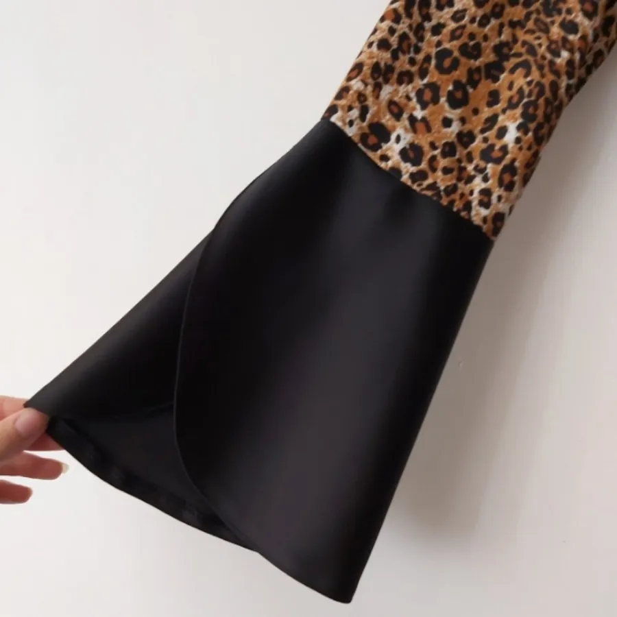 مانتو _ رویی ساتن پلنگی