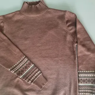 پلیور بلوز بافت یقه ایستا