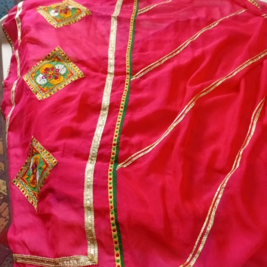 پارچه ساری حریر هندی