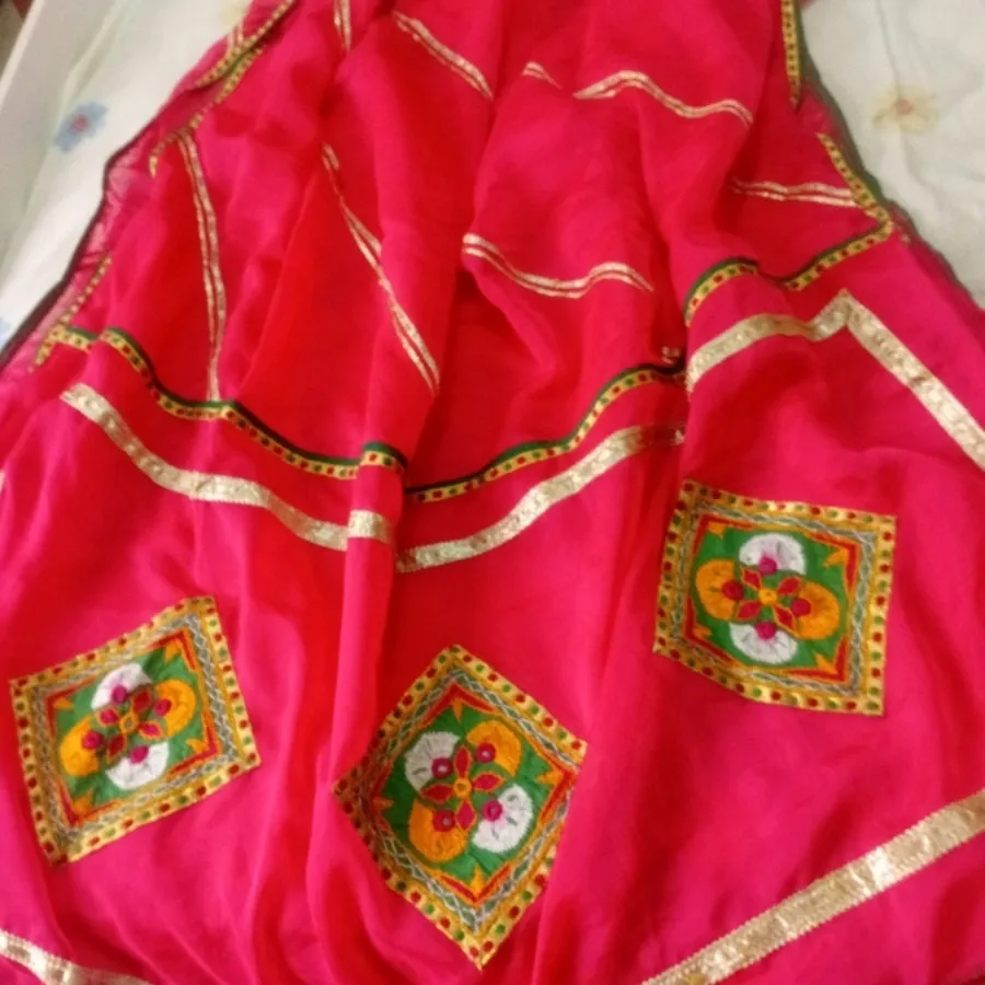 پارچه ساری حریر هندی