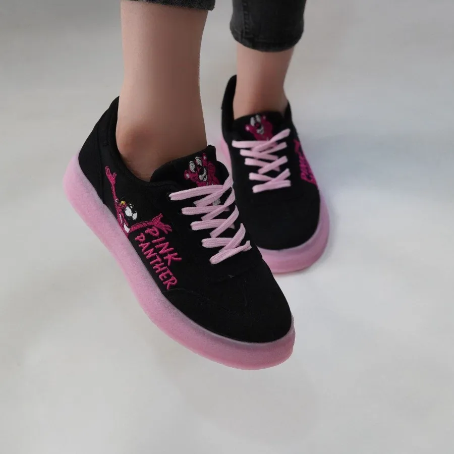 کتونی/ ونس پلنگ صورتی