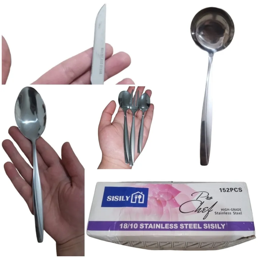 ست قاشق چنگال استیل152تکه