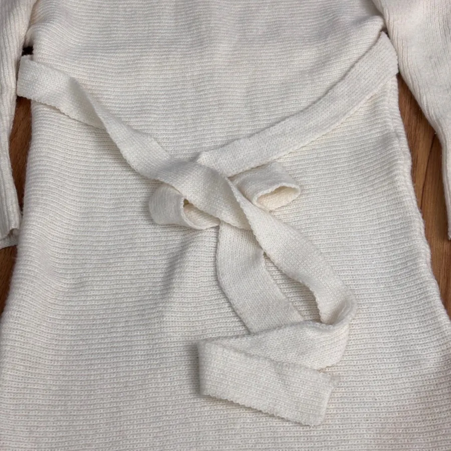 پیراهن بافت شیری رنگ