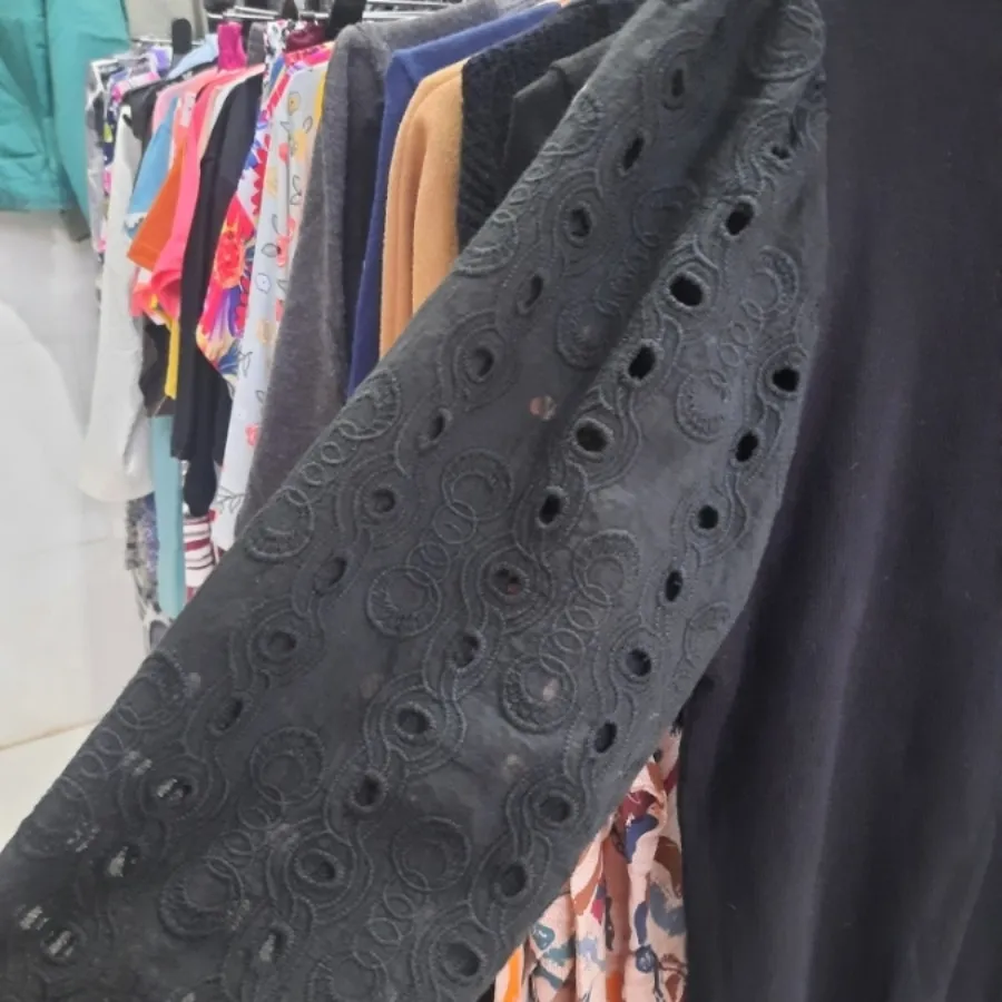 بلوز بافت استین گیپوری