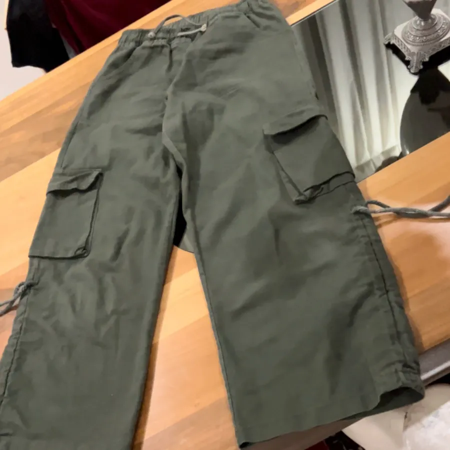 شلوار کتان بگ دوحالته