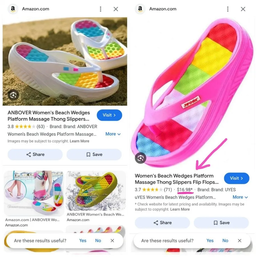 دمپایی انگشتی سایز 37