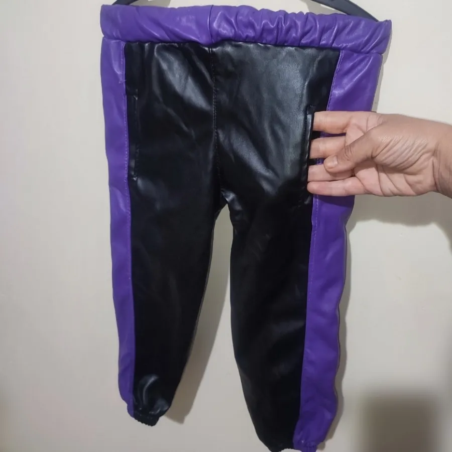 هودی شلوار چرم