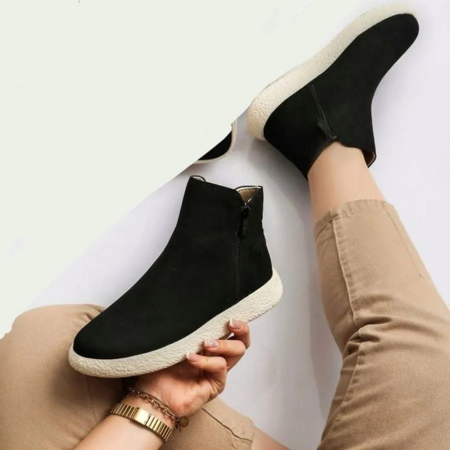 نیم بوت دو زیپ