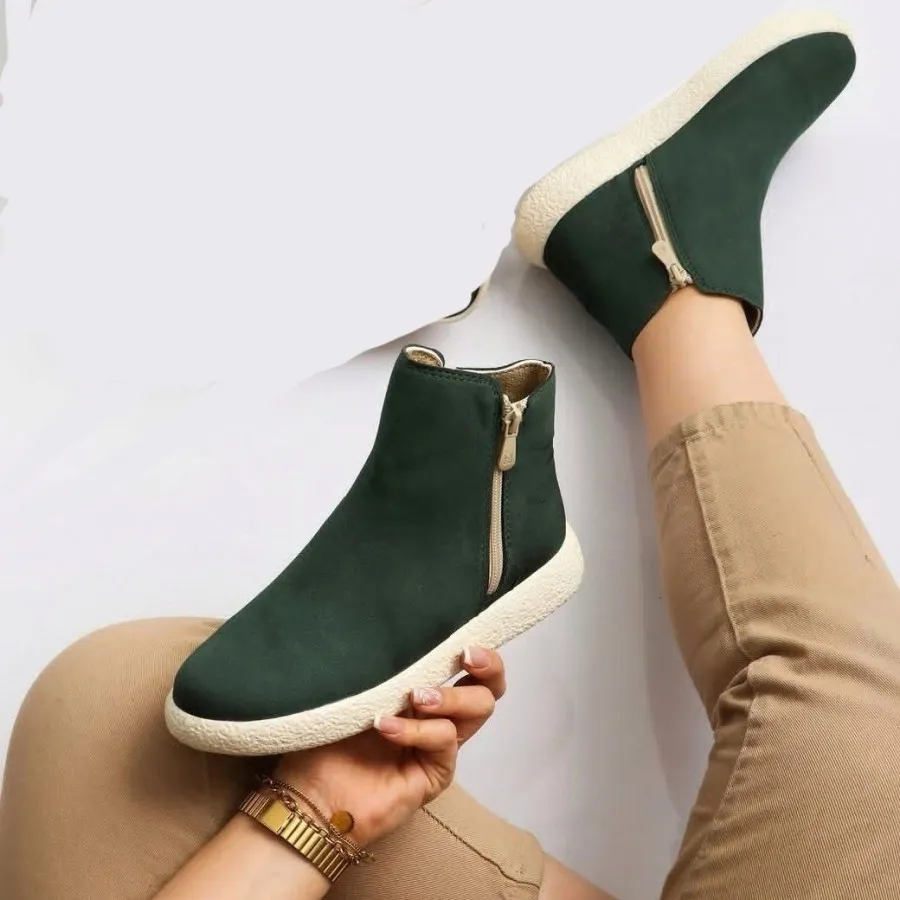 نیم بوت دو زیپ