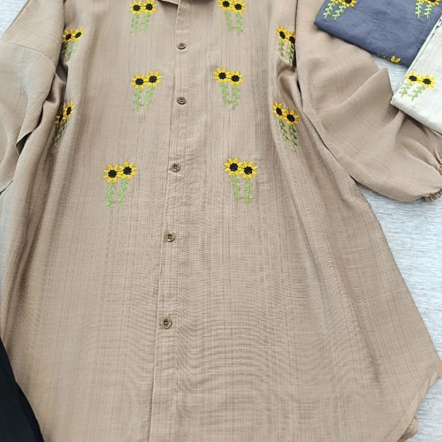 شومیز مانتویی آفتابگردون