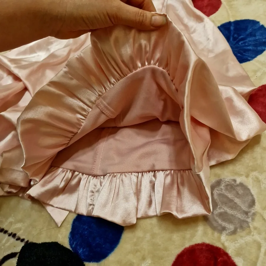 لباس مجلسی عروسکی ساتن