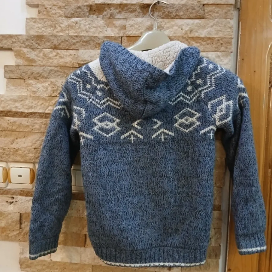 کت کلاه دار بافت خارجی