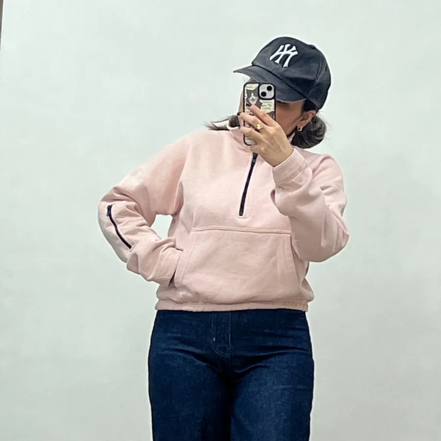 سوییشرت نیم زیپ