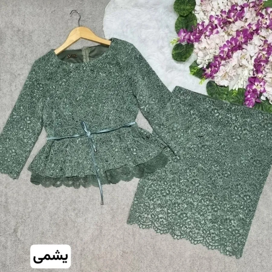 بلوز دامن گیپور