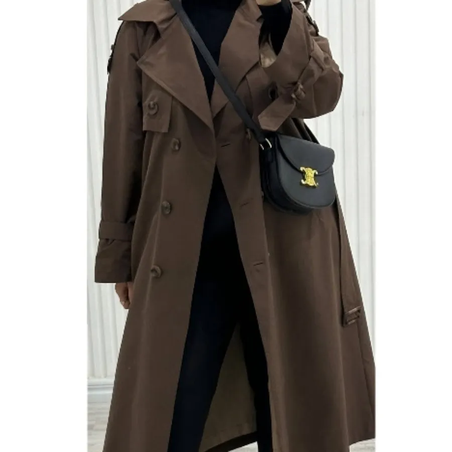 بارونی قهوه ای  خوش دوخت