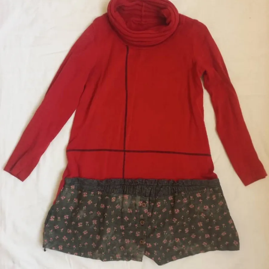 بلوز بافت قرمز