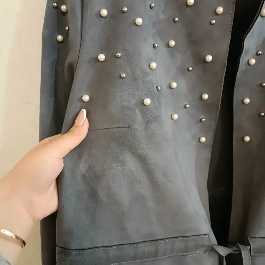 مانتو مخمل در حد نو