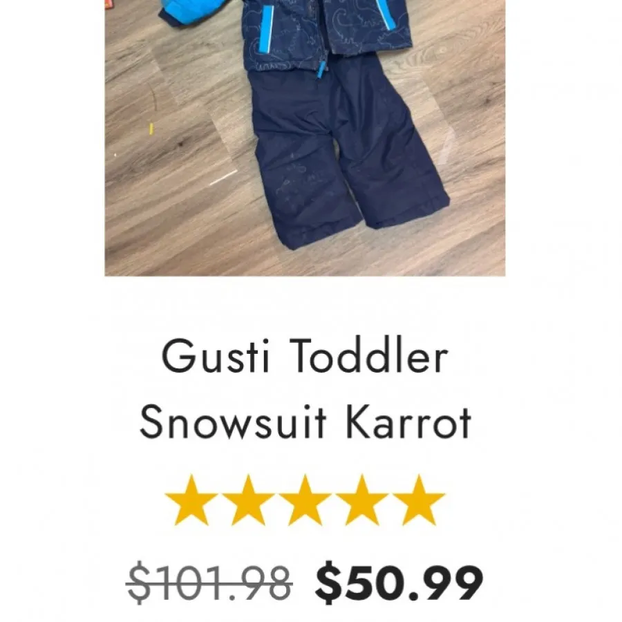 کاپشن و شلوار پیش‌بندی