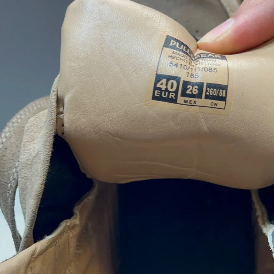 نیم بوت Pull&bearسایز 40
