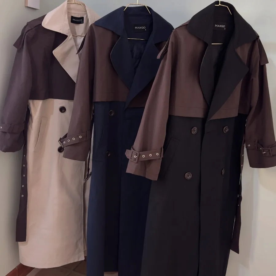 ترنچ کت دو رنگ