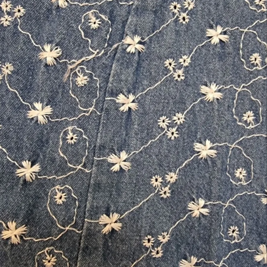 پیراهن جین گلدوزی