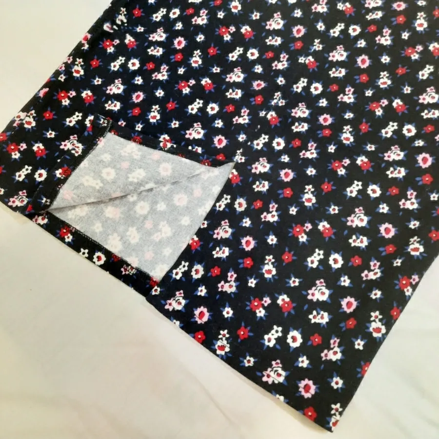 پیراهن کتان گلدار