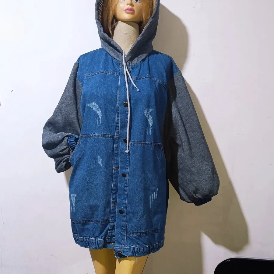 پالتو جین شیک سایزبزرگ