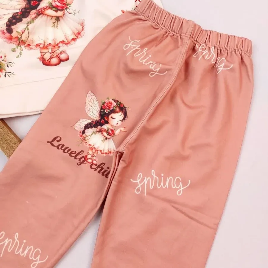 بلوز شلوار  طرح دخترانه