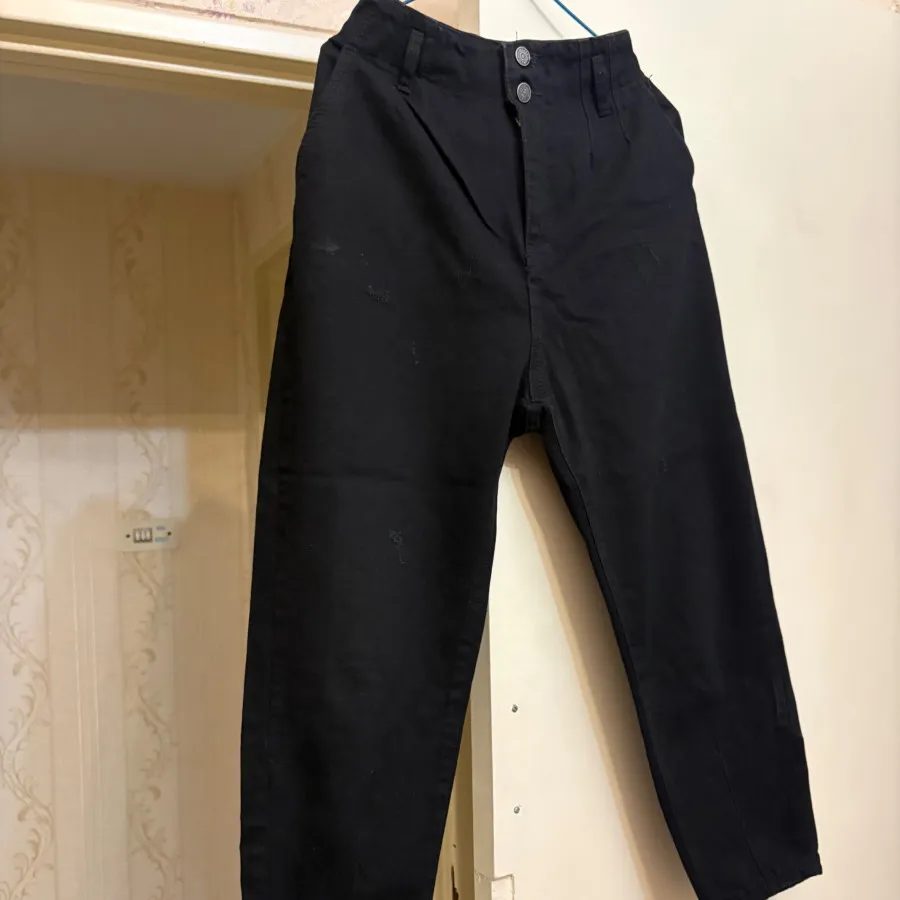 شلوار جین مشکی زنانه