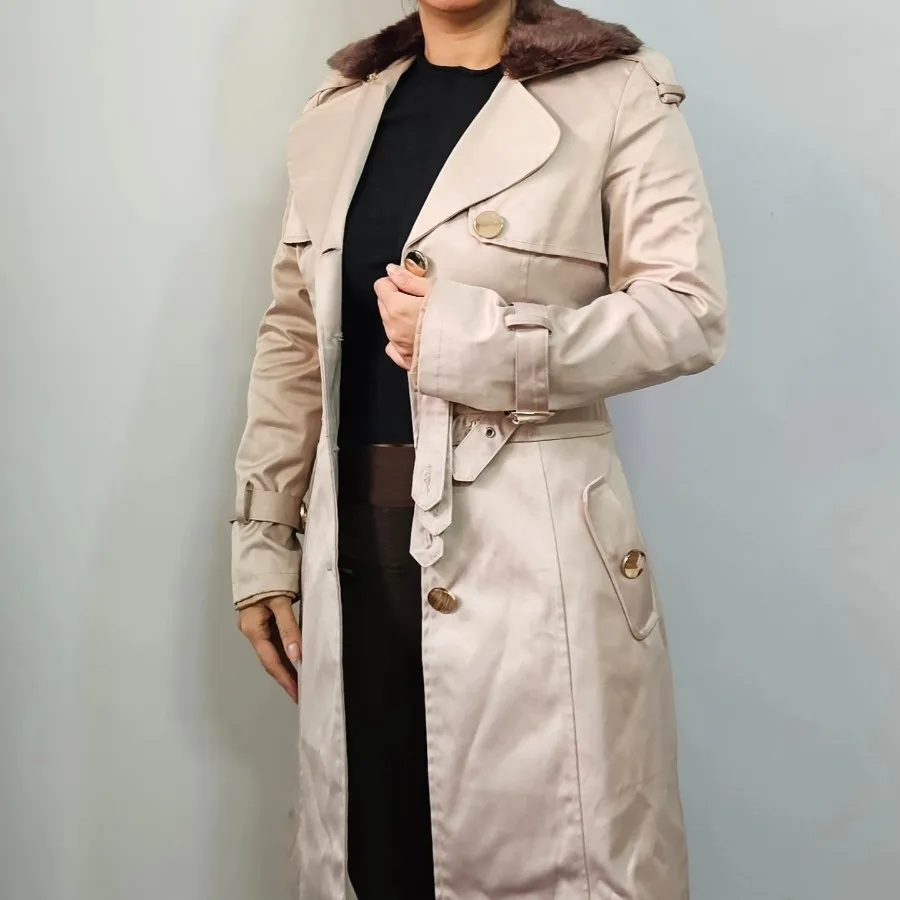 ترنج کت بلند آستر دار