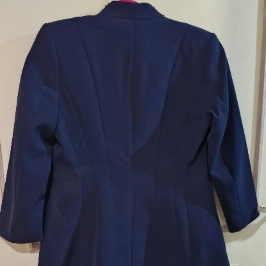 کت کرپ سورمه ای