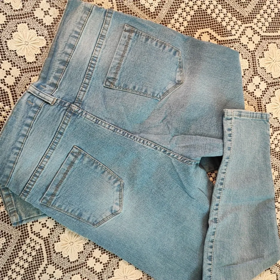 شلوار جین کشی زاپدار